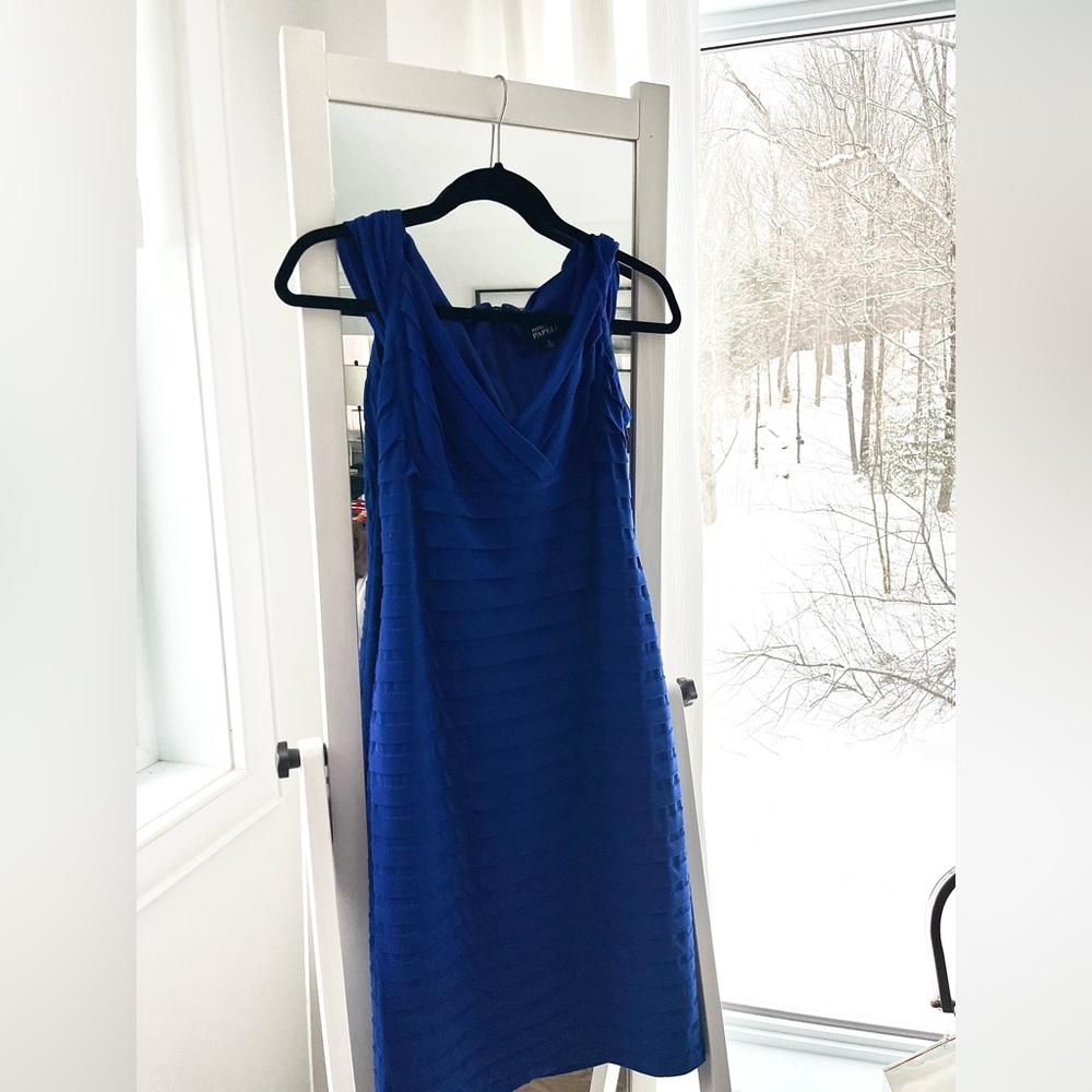 Blue Adrianna Papell Dress!